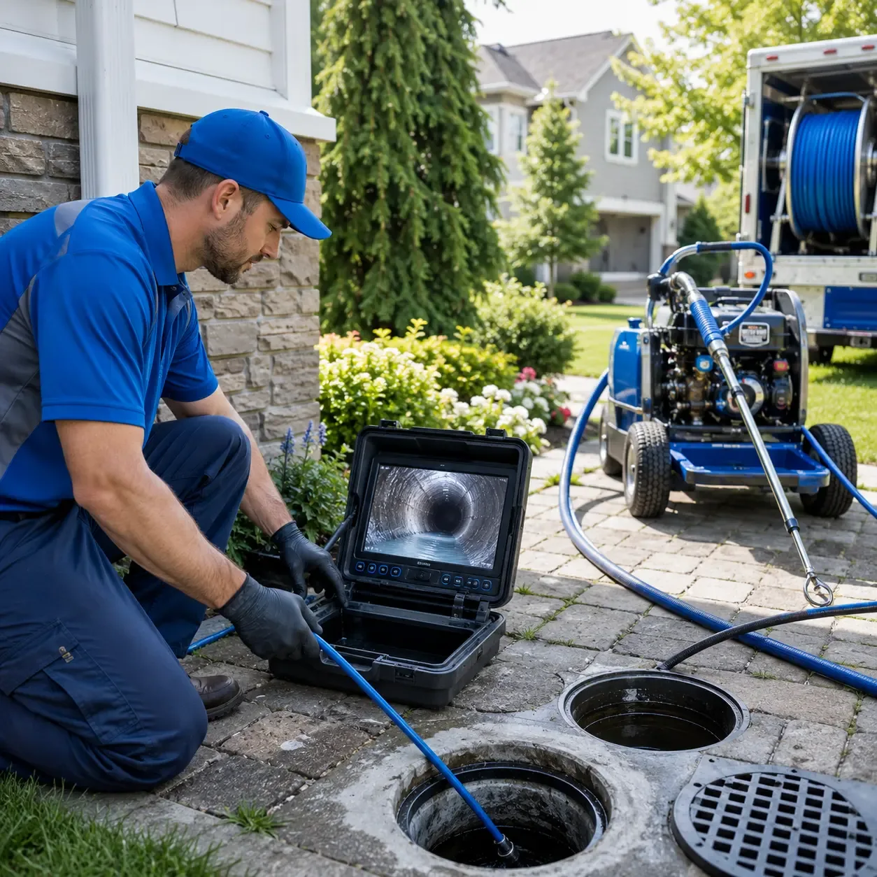 Outdoor drain cleaning professionals serving Columbus, NC